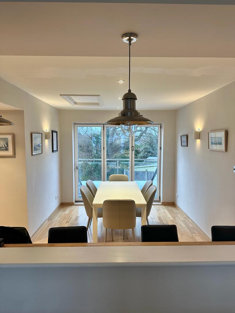Airos developments open plan kitchen with lots of natural light. If you would like to know more about us please get in touch.